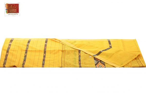 Yellow Sambalpuri Cotton Kotki Saree-224
