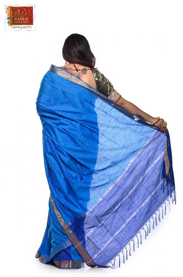 Blue Soft Silk Saree-140